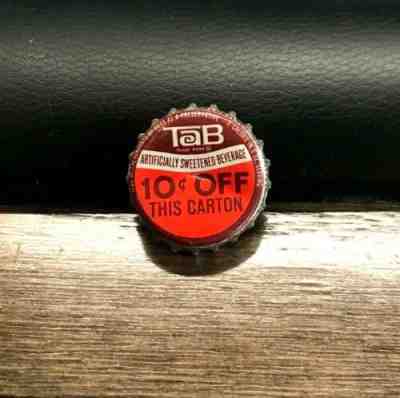 A) VINTAGE TAB SODA POP CORK BOTTLE CAP / CROWN COCA COLA BOTTLING PALMERTON PA