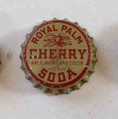 SODA cap crown ROYAL PALM cherry can flat bottle top acl cone cork Coca Cola FL