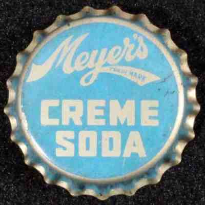 MEYER'S CREME SODA CORK BOTTLE CAP SAN RAFAEL/SANTA ROSA CALIFORNIA CREAM CROWNS