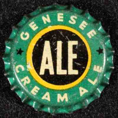 GENESEE CREAM ALE UNUSED CORK LINED BEER BOTTLE CAP ROCHESTER NEW YORK NY CROWNS