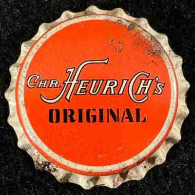 CHRISTIAN HEURICH'S ORIGINAL BEER UNUSED CORK BOTTLE CAP WASHINGTON, D.C. CROWNS