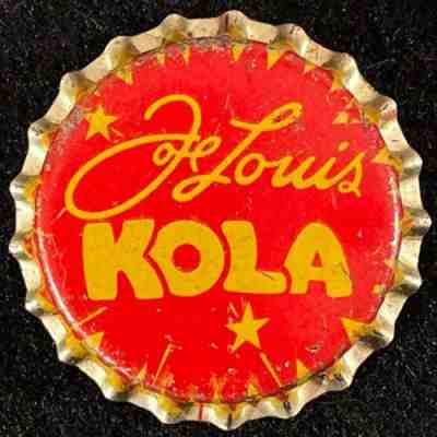 JOE LOUIS KOLA CORK SODA BOTTLE CAP ALL AMERICAN ~ NEW YORK CITY, NY CROWNS COLA