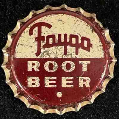 FAYGO ROOT BEER UNUSED CORK SODA BOTTLE CAP DETROIT MICHIGAN VINTAGE MI CROWN RB