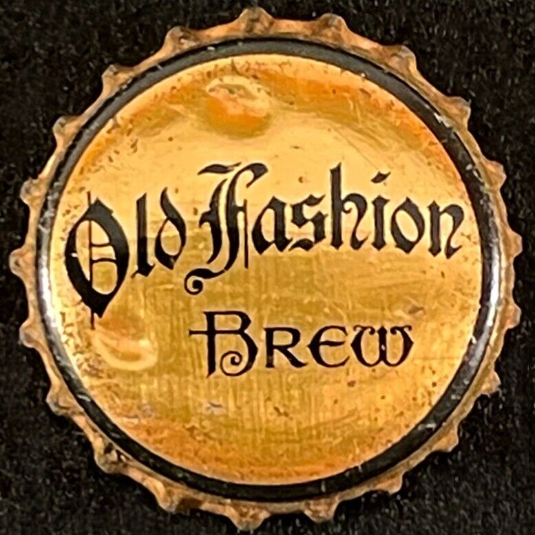 OLD FASHION BREW CORK BEER BOTTLE CAP WEBER WAUKESHA WISCONSIN CROWN WI ANTIQUES
