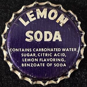 KAULUWELA LEMON SODA CORK LINED BOTTLE CAP HONOLULU TERRITORY OF HAWAII CROWN HI