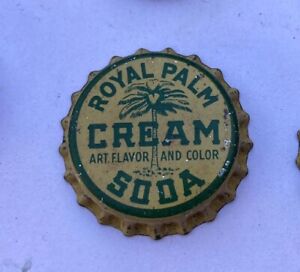 SODA cap crown ROYAL PALM cream can flat bottle top acl cone cork Coca Cola FL