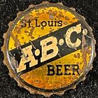 ST. LOUIS ABC BEER CORK BEER BOTTLE CAP ~ SAINT LOUIS MISSOURI MO CROWNS BREWERY