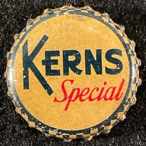 KERNS SPECIAL CORK LINED SODA BOTTLE CAP ~ TRENTON, NEW JERSEY VINTAGE NJ CROWNS