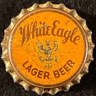 WHITE EAGLE LAGER BEER UNUSED CORK BOTTLE CAP CHICAGO ILLINOIS ANTIQUE IL CROWNS