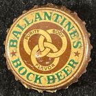 BALLANTINE'S BOCK LIGHT BROWN CORK BEER BOTTLE CAP ~ NEWARK, NEW JERSEY NJ CROWN