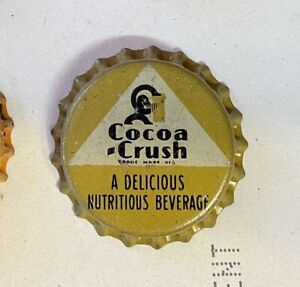 COCOA Crush SODA crown bottle cap flat acl cone can cork label top orange CRUSHY