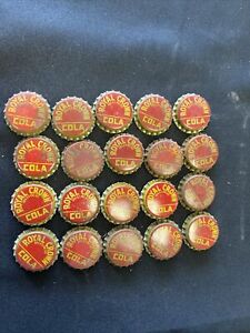 Rare vintage RC Royal Crown Cola Cork Back Soda bottle cap. A lot of? 20 Caps