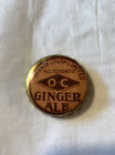 O-C CRUSH Ginger Ale Cork Lined Bottle Cap Crown ORANGE CRUSH H.O. TORONTO *RARE