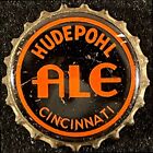 HUDEPOHL ALE CORK LINED BEER BOTTLE CAP ~ CINCINNATI OHIO VINTAGE HUDY CROWN OLD