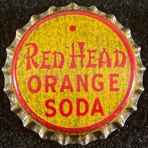 CRYSTAL CLUB RED HEAD ORANGE SODA CORK BOTTLE CAP SCRANTON PENNSYLVANIA PA CROWN