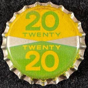 TWENTY-TWENTY 20-20 CORK LINED SODA BOTTLE CAP BONNIE MISS CICERO ILLINOIS CROWN