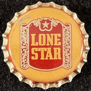 LONE STAR BEER UNUSED CORK LINED BEER BOTTLE CAP SAN ANTONIO TEXAS TEX TX CROWNS