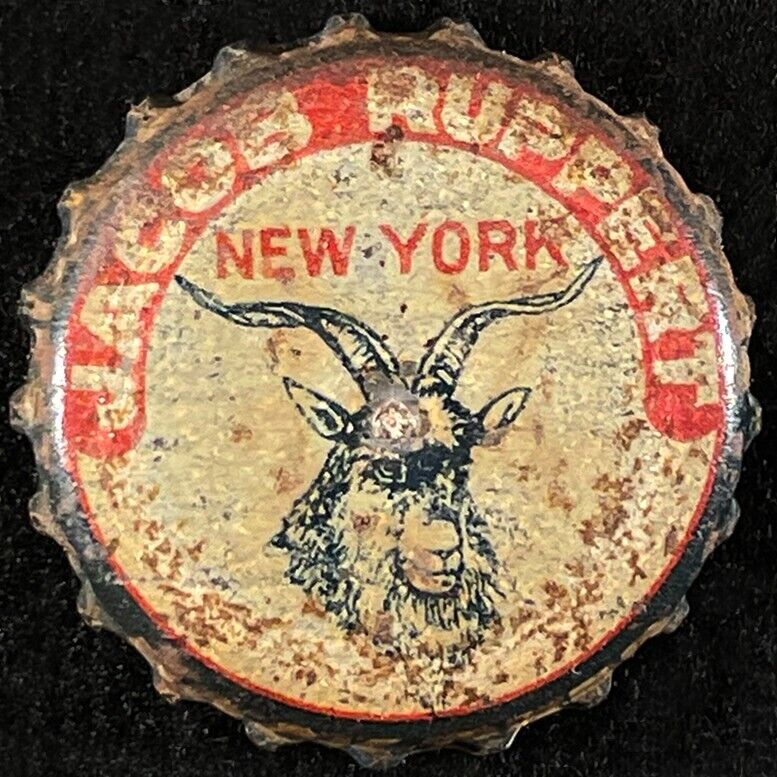 RUPPERT KNICKERBOCKER BOCK CORK BEER BOTTLE CAP NEW YORK NYC NY CROWNS OLD GOATS