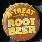 KAY C ROOT BEER SODA BOTTLE CAP; WATERLOO & CHESTER, ILL.; USED CORK CROWN