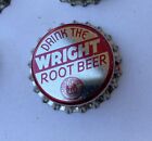 SODA bottle cap cork crown WRIGHT Root beer acl can cone top LA tax flat label