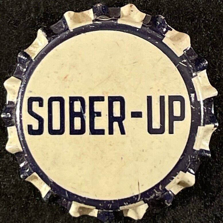 SOBER-UP UNUSED CORK LINED SODA BOTTLE CAP PAULSBORO NEW JERSEY VINTAGE NJ CROWN