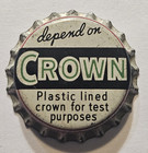 Crown Cork & Seal Test Crown; Vintage Bottle Cap; Rare; Unused Vinyl Lined