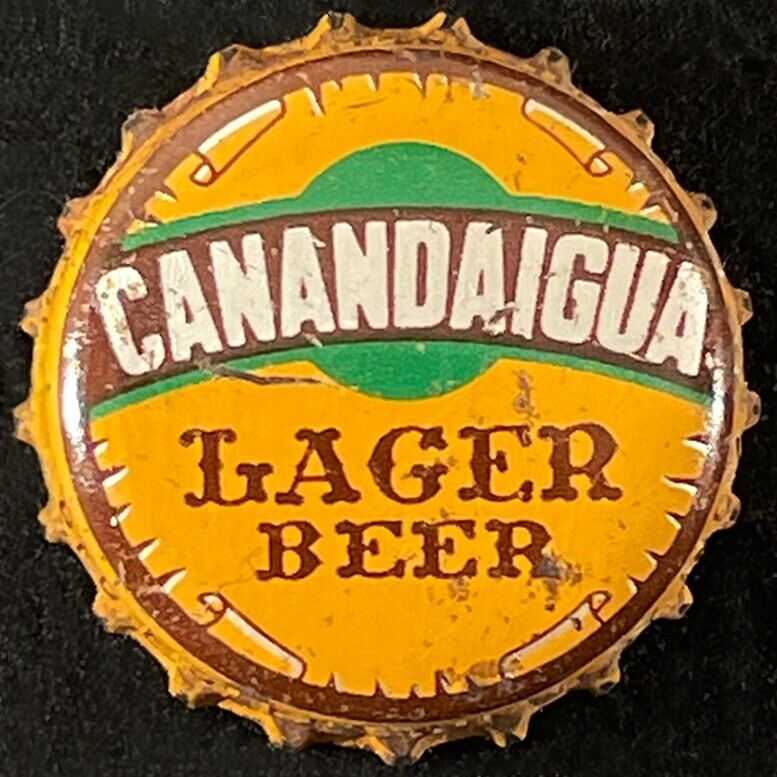 CANANDAIGUA LAGER CORK BEER BOTTLE CAP GEORGE F. STEIN BUFFALO NEW YORK NY CROWN