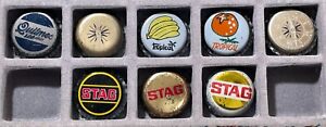 8 ARGENTINA HONDURAS TRINIDAD & TOBAGO PLASTIC LINED BEER/SODA BOTTLE CAP CROWNS