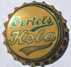 OERTELS KOLA  SODA BOTTLE CAP; 1925-36; LOUISVILLE, KY; UNUSED CORK CROWN