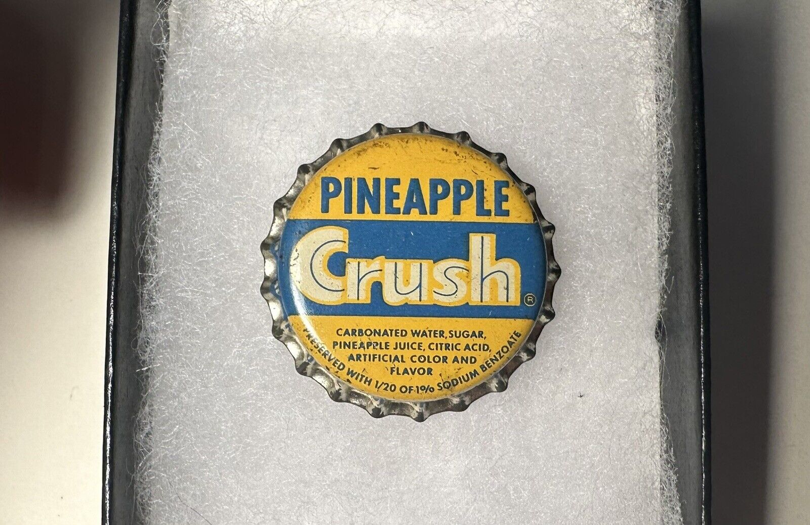 New ListingRare Orange Crush Pineapple Soda Cork Lined Bottle Crown Cap **Hard to Find**