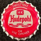 HUDEPOHL 14-K PLASTIC LINED BEER BOTTLE CAP ~ CINCINNATI OHIO VINTAGE HUDY CROWN