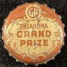 GRAND PRIZE OKLAHOMA TAX CORK BEER BOTTLE CAP GULF HOUSTON TEXAS TEX CROWN OK TX