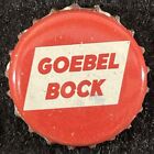 GOEBEL BOCK BEER CORK LINED BEER BOTTLE CAP DETROIT MICHIGAN CROWNS NON-GOAT OLD