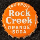 ROCK CREEK TRU-FRUIT ORANGE SODA CORK LINED BOTTLE CAP WASHINGTON D.C. CROWN OLD