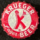 KRUEGER LAGER BEER K-MAN CORK BEER BOTTLE CAP NEWARK NEW JERSEY VINTAGE NJ CROWN