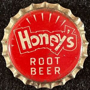 HONEY'S ROOT BEER CORK SODA BOTTLE CAP COCA-COLA MEADVILLE PENNSYLVANIA CROWN PA