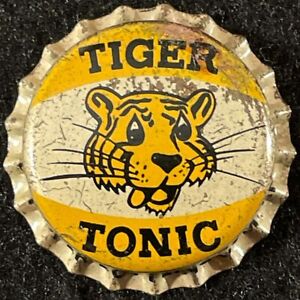 TIGER TONIC UNUSED CORK LINED BOTTLE CAP DR PEPPER DALLAS TEXAS VINTAGE TX CROWN