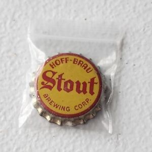 HOFF-BRAU STOUT UNUSED CORK BEER BOTTLE CAPS CROWN
