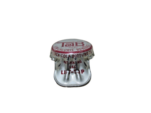 Vintage Tab Cola Lift Top Bottle Cap Vintage Cork Lined Bottle Crown