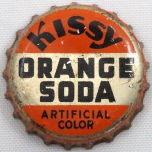 KISSY ORANGE SODA - CORK Crown / Bottle cap - Kiel, WI