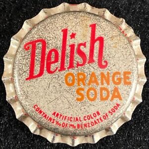 DELISH ORANGE SODA CORK BOTTLE CAP COCA-COLA NASHVILLE TENNESSEE COKE CROWN TENN