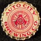 AUTO CITY BREWING UNUSED CORK BEER BOTTLE CAP ~ HAMTRAMCK MICHIGAN CROWN DETROIT