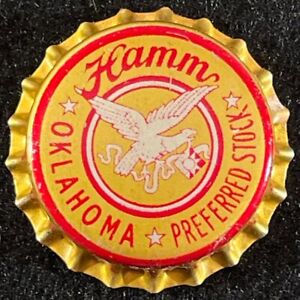 HAMM PREFERRED STOCK •OKLAHOMA• CORK BEER BOTTLE CAP SAINT PAUL MINNESOTA CROWNS