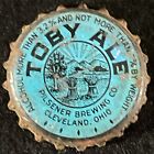 TOBY ALE OHIO TAX CORK BEER BOTTLE CAP ~ PILSENER BREWING CLEVELAND P.O.C. CROWN