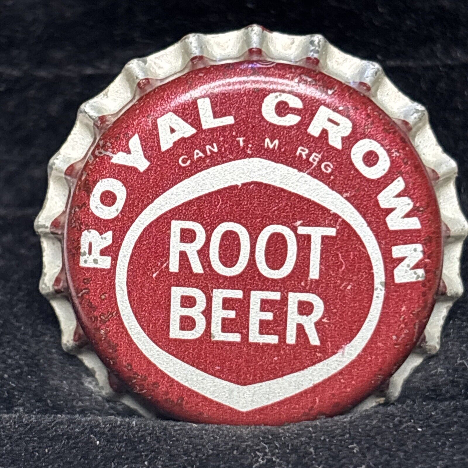 Vintage Royal Crown Beverages Root Beer Cork Back Bottle Cap  #547