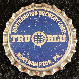 TRU BLU •PRE PA KEYSTONE• CORK BEER BOTTLE CAP NORTHAMPTON PENNSYLVANIA PA CROWN