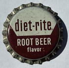 ROYAL CROWN BOT. CO. DIET-RITE ROOT BEER SODA BOTTLE CAP BURLINGTON, IA UN. CORK