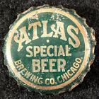 ATLAS SPECIAL BEER CORK BEER BOTTLE CAP CHICAGO, ILLINOIS VINTAGE BREWERY CROWNS