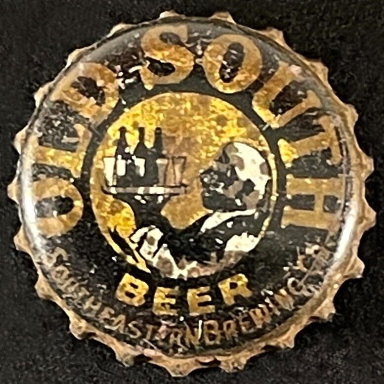 OLD SOUTH BEER CORK BOTTLE CAP SOUTHEASTERN BREW CHATTANOOGA TENNESSEE TN CROWNS