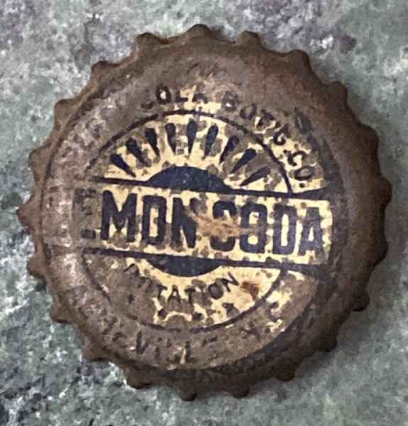 Lemon Soda Pepsi Cola Asheville NC Early Used Cork Lined Crown Cap 1910s 1920s